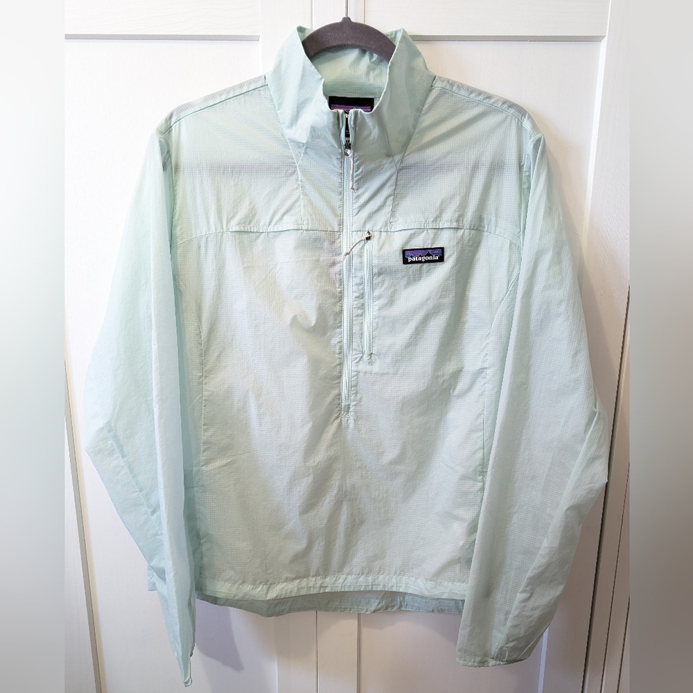 PATAGONIA, Houdini Stash Half-Zip, Wispy Green, Various Sizes - Picture 3 of 10